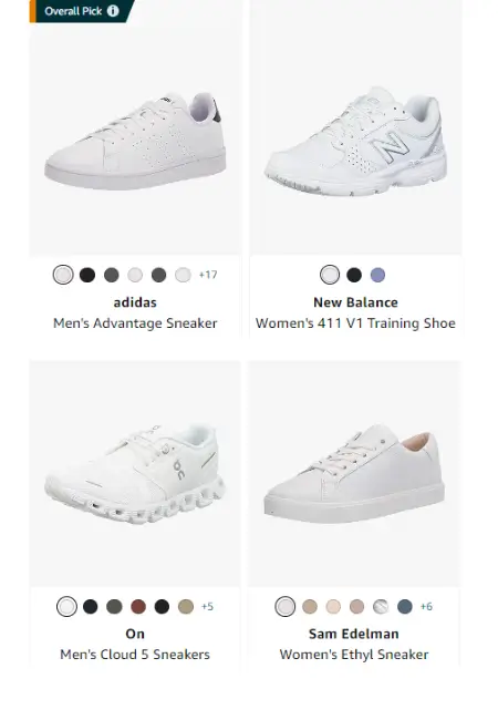 List of Best White Shoes