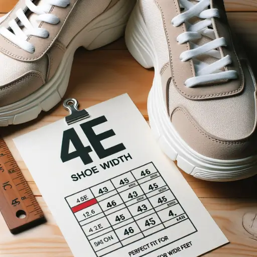 4E mean in Shoe Size